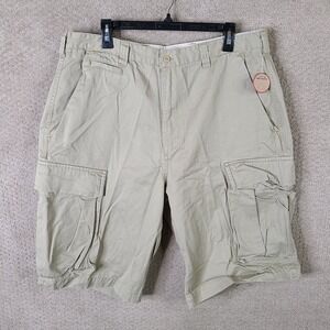 Bugle Boy Shorts Mens 38 Beige Cargo Khaki Outdoor Workwear Cotton NEW‎